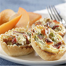 Bacon and Mushroom Bite-Size Quiche