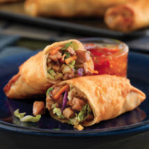 Baked Pork Egg Rolls