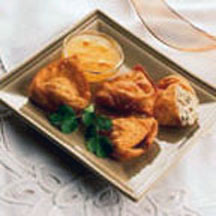 Blue Cheese and Crab Won Tons