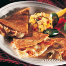 Brie and Chicken Quesadillas