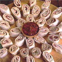 Cheesy Tortilla Spirals