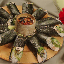 Chicken Nori Salad Rolls