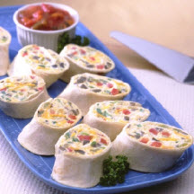 Green Chile Tortilla Roll-Ups