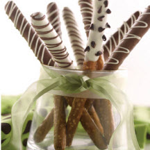 Crazy Dipped Pretzel Rods