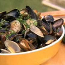 Grilled Clams and Mussels