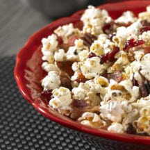 View the recipe for Maple Bacon Popcorn Mix. Maple Bacon Popcorn Mix