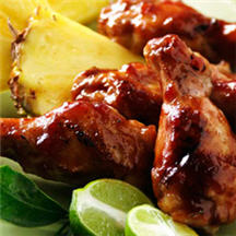 Spicy Cranberry Chicken Drummettes