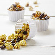 Spicy Sweet Raisinets Popcorn