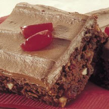 Cherry-Bright Chocolate Brownies