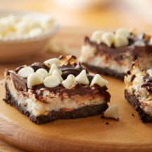 Chocolate Almond Macaroon Bars