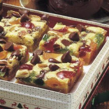 View the recipe Chocolate Chip Fruit and Nut Bars. Chocolate Chip Fruit and Nut Bars