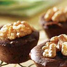 Chocolate Raspberry Brownie Bites with Walnuts