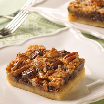 View the recipe for Chunky Pecan Pie Bars. Chunky Pecan Pie Bars