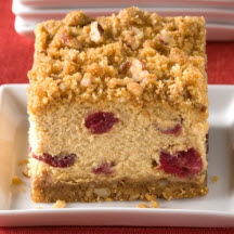 Cranberry Pumpkin Crumble Cheesecake Squares