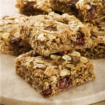 Cranberry Raisinet Oatmeal Bars