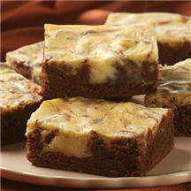 Fudgy Cheesecake Swirl Brownies