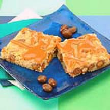 Golden Caramel Goobers Squares