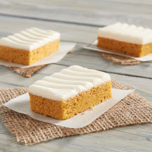 Iced Pumpkin Blondies