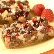 Raspberry Magic Bars