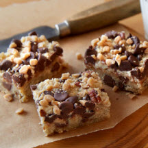 View the recipe for Rich Chocolate Chip Toffee Bars. Rich Chocolate Chip Toffee Bars