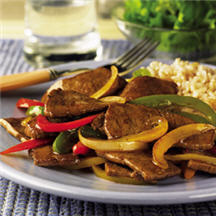 Pepper Steak with Rice