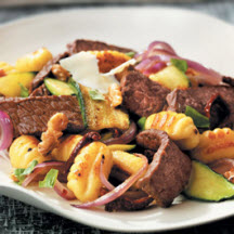 Beef Ranch Zucchini Gnocchi