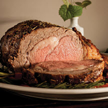 Beef Rib Eye Roast with Savory Sauce