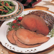 Beef Roast with Green Beans & Caramelized Onions