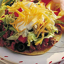 Beef Tortilla Pizza