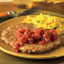 Country-Fried Steaks with Tomato-Basil Sauce