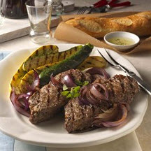Grilled Steaks with Vegetables