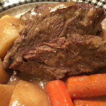 Mom's Pot Roast with Vegetables and Gravy