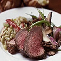 Roasted Filet of Beef with Whole-Grain Mustard & Herb Crust