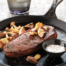 View recipe for Skillet Steaks with Sautéed Wild Mushrooms. Skillet Steaks with Sautéed Wild Mushrooms