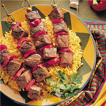 Spicy Portuguese Beef Steak Kabobs