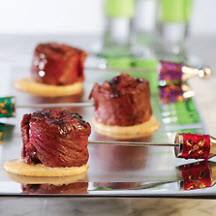 Spicy Steak Pinwheels with Pumpkin Aïoli