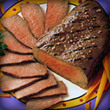 Teriyaki-Marinated Beef Steak