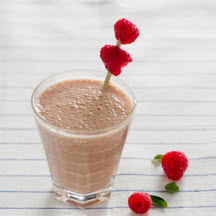 Raspberry-Banana Soy Smoothie