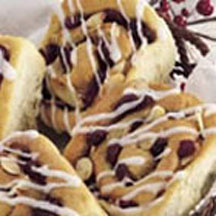 Cranberry Almond Cinnamon Rolls