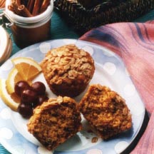 Pumpkin Oat Streusel Muffins