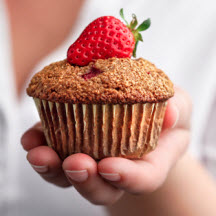 Strawberry Bran Muffins