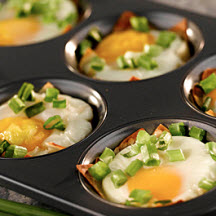 Baked Wonton Eggs