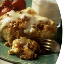 Cheddar Apple Coffee Cake with Maple Drizzle