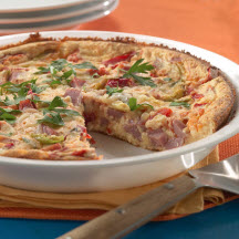 View the recipe for Crustless Basque Quiche. Crustless Basque Quiche