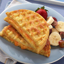 Egg and Cheese Waffle Sandwich