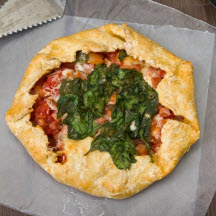 Ham & Spinach Galette