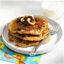 View recipe for No-Mess Banana Nut Pancakes with Cinnamon-Raisin Syrup. No-Mess Banana Nut Pancakes with Cinnamon-Raisin Syrup