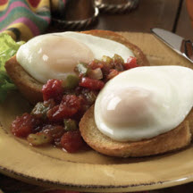 View recipe for Poached Eggs with Chunky Cajun Sauce. Poached Eggs with Chunky Cajun Sauce