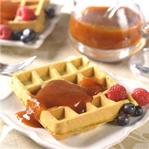Nutty Pumpkin Waffles