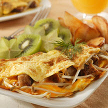 Image of Sausage Sprout Omelet, Cooksrecipes